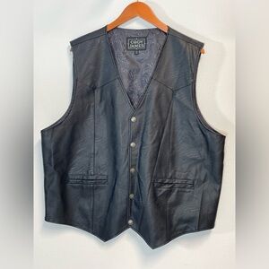 Cody James Men's Black Vest, Size XXL